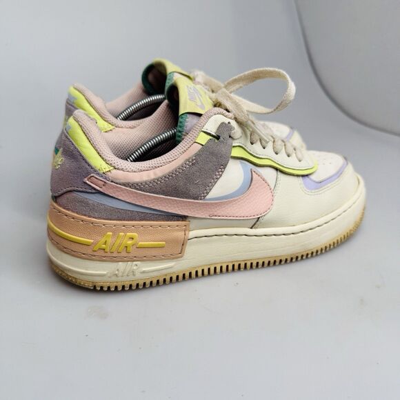 Nike Air Force 1 Shadow Cashmere Pale Coral Women's US 9 UK 6.5 EU 40.5 GUC - Picture 7 of 16